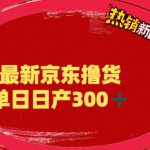 外面最高收费到3980的京东撸货项目，号称日产300+的项目（详细玩法视频教程
